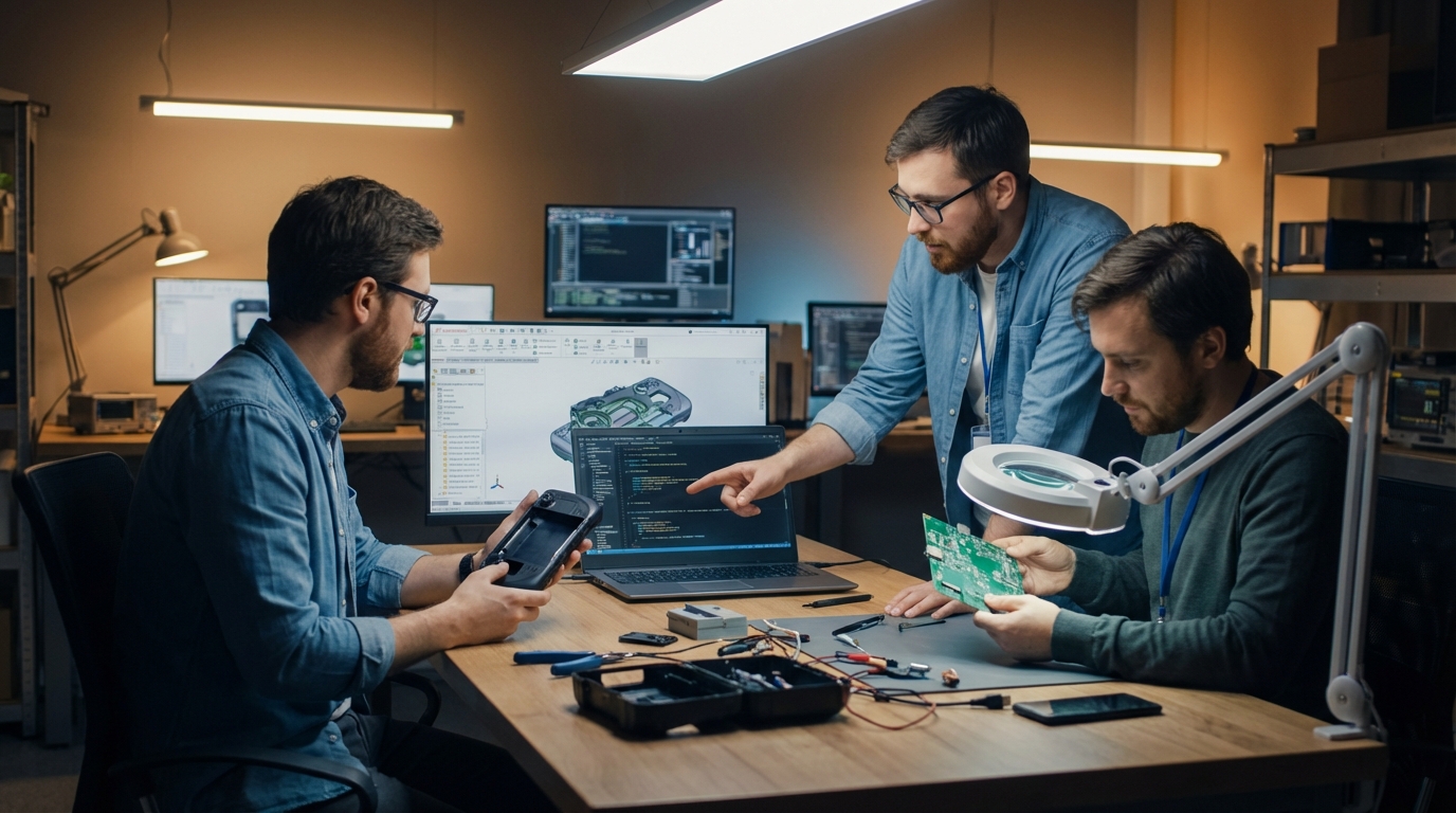 Связка механики, электроники и ПО в одном проекте